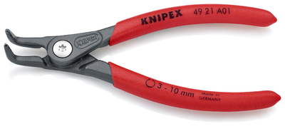 KNIPEX 49 21 A01 SB Presné kliešte na poistné krúžky pre vonkajšie poistné krúžky na hriadeľoch s pr