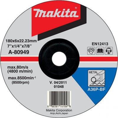 MAKITA A-80949 - Brúsny kotúč na kov