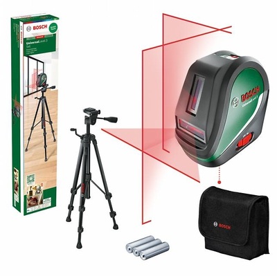 BOSCH Súprava UniversalLevel 3 - Krížový čiarový laser - 0603663905