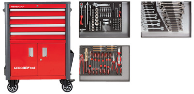 GEDORE RED Vozík dielenský 130 diel WINGMAN R22041004 Gedore Red