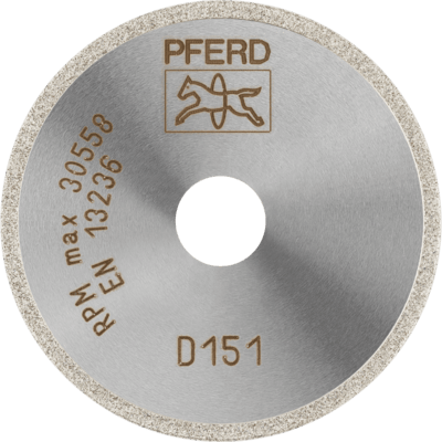 PFERD TOOLS Diamantové / CBN rezné nástroje EP Bond D1A1R 50-1,4-10 D 151 GAD