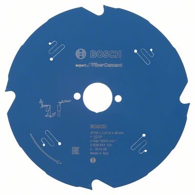 BOSCH 2608644125 - Pílový kotúc Expert for Fiber Cement 190 x 30 x 2,2 mm, 4