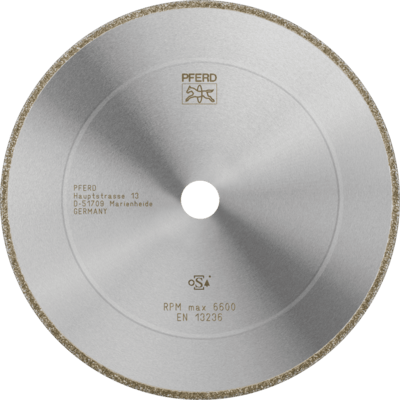 PFERD TOOLS Diamantové / CBN rezné nástroje EP Bond D1A1R 230-3,8-22,23 D 852 GAD