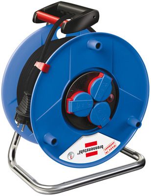 BRENNENSTUHL Garant ST kábeldob 320, 4x aljzat védőérintkezővel 230V/16A, 50m H07RN-F 3G2.5 fekete *CZ*, IP44