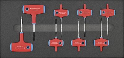 PB SWISS TOOLS Modul CT 2/3 8 diel skrutkovačov torx T-rúčka PB Swiss Tools