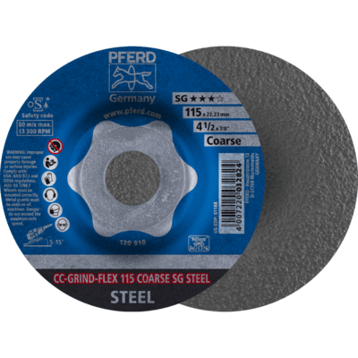 PFERD TOOLS CC-GRIND vrátane SOLID, FLEX, STRONG CC-GRIND FLEX 115 SG OCEĽ HRUBÝ