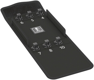 WERA 9403 Textilný box 8740 C HF 2, prázdny, 152 x 159 x 45 mm
