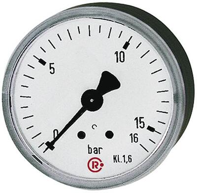 Manometer 0 - 10 bar G1/4 D63mm RIEGLER