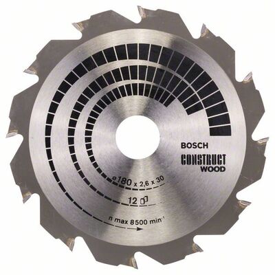 BOSCH 2608640632 - Pílový kotúc Construct Wood 180 x 30/20 x 2,6 mm, 12