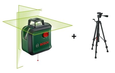 BOSCH AdvancedLevel 360 - 0603663B07 - Krížový čiarový laser + Statív TT 150