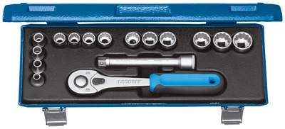 GEDORE D 30 JMU-10 Sada nástrčných kľúčov 3/8" 16-dielna UD 6-19 mm
