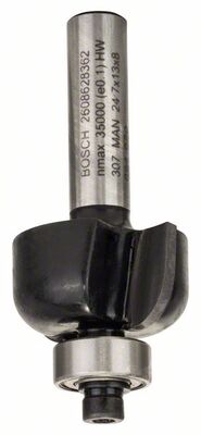 BOSCH Žliabkovacie frézy 8 mm, R1 6 mm, D 24,7 mm, L 13 mm, G 53 mm