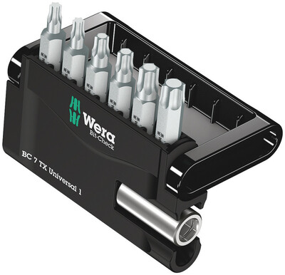 WERA Bit-Check 7 TX Universal 1, 7-dielny