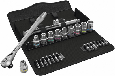 WERA SADA NÁSTRČNÝCH KĽÚČOV 1/2" ZYKLOP SWITCH 28 KS 05004078001