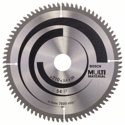 BOSCH 2608640445 - Pílový kotúc Multi Material 210 x 30 x 2,5 mm, 80
