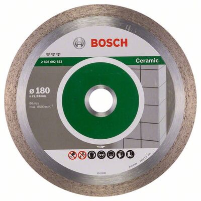 BOSCH Diamantový rezací kotúc Best for Ceramic 180 x 22,23 x 2,2 x 10 mm