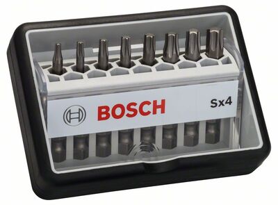 BOSCH 2607002559 - 8-dielna súprava skrutkovacích hrotov Robust Line Sx, Extra Hard 49 mm, 8-dielna súprav