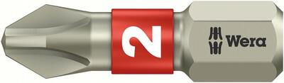 WERA Bit 1/4" PH 2 x 25mm 3851/1 TS Wera