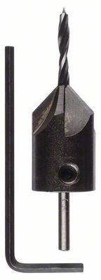 BOSCH Špirálový vrták do dreva so záhlbníkom 3,0 mm