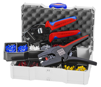 KNIPEX 97 90 17 Lisovací sortiment pre dutinky 10 dielov 265 mm