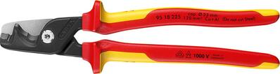 KNIPEX Nožnice káblové d23mm 120mm2 dvojbrit StepCut XL VDE / 9518225 Knipex