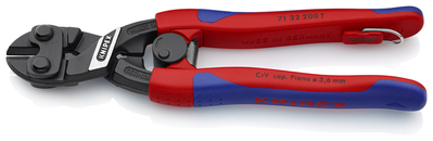 KNIPEX 71 32 200 T BK CoBolt® Kompaktné pákové kliešte so štíhlymi multi-komponentnými úchopmi, s in
