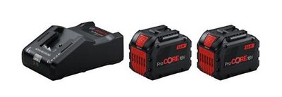 BOSCH Súprava 2 x ProCORE18V 12.0Ah + GAL 18V-160 - 1600A02T5W