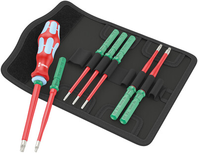 WERA Kraftform Kompakt VDE Stainless 8 extra slim 1 Nástrojový vyhľadávač, 8-dielny