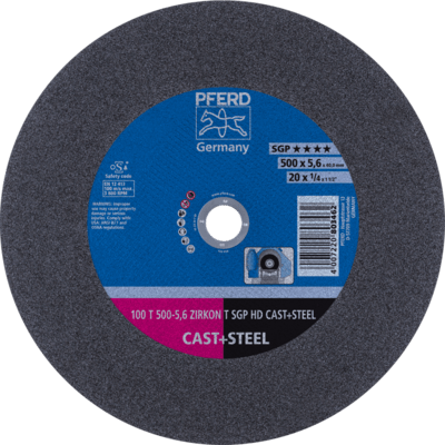 PFERD TOOLS HEAVY DUTY SGP ≤ dia 2000mm 100 T 500-5,6 Z T SGP HD CAST+STEEL/40,0