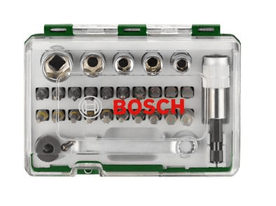 BOSCH 27 részes háztartási mini racsnis csavarhúzó készlet Extra Hard - 2607017562
