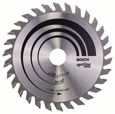 BOSCH 2608640583 - Pílový kotúc Optiline Wood 130 x 20/16 x 2,4 mm, 30