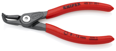 KNIPEX 48 21 J01 SB Presné kliešte na poistné krúžky pre vnútorné poistné krúžky vo vŕtaných otvoroc