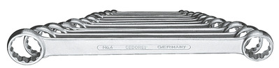 GEDORE 4-12 Sada obojstranných očkových kľúčov, 12-dielna 6-32 mm