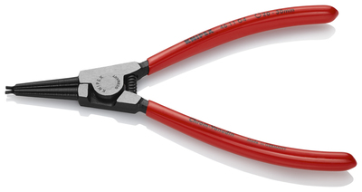 KNIPEX 46 11 G4 Kliešte na poistné krúžky na uchopenie krúžkov na hriadeľoch poplastované čierne atr