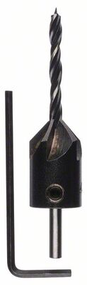 BOSCH Špirálový vrták do dreva so záhlbníkom 4 mm