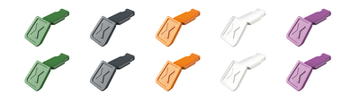 KNIPEX 00 61 10 C V02 Klipy ColorCode mix farieb 2 (10 kusov)