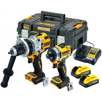 DeWALT Sada náradia aku 18V PowerStack 2x5,0Ah (DCD1007+DCF860) Tstak II  DCK2200H2T