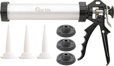 FORTIS Píštoľ výtlačná na silikón 310ml Profi Fortis