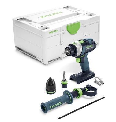 FESTOOL 575604 - Akumulátorový skrutkovac s príklepom TPC 18/4 I-Basic QUADRIVE