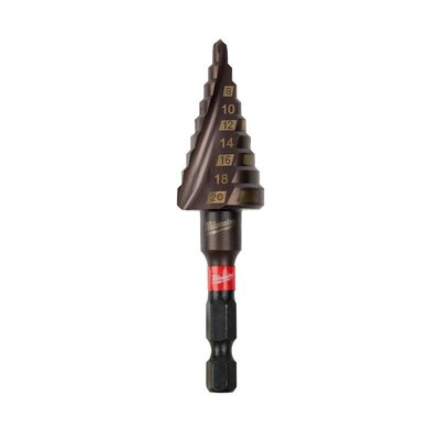 MILWAUKEE LÉPÉSFÚRÓ SHOCKWAVE 4 - 20 MM 48899263