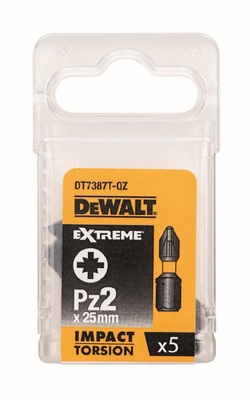 DeWALT NÁSTAVCE PRE RÁZOVE UTAHOVACE 25mm PZ2 DT7387T