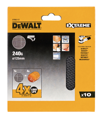 DeWALT SIETOVINA BRUSNA PRE D26453 10KS P240 DTM3117