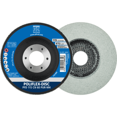 PFERD TOOLS POLIFLEX Nástroje PFD 115-22 CN 60 PUR-MH