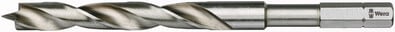 WERA 849 HSS bity so spirálovými vrtákmi do dreva, 3 x 70 mm