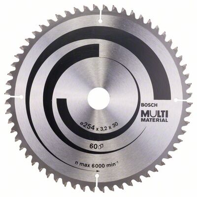 BOSCH 2608640449 - Pílový kotúc Multi Material 254 x 30 x 3,2 mm, 60