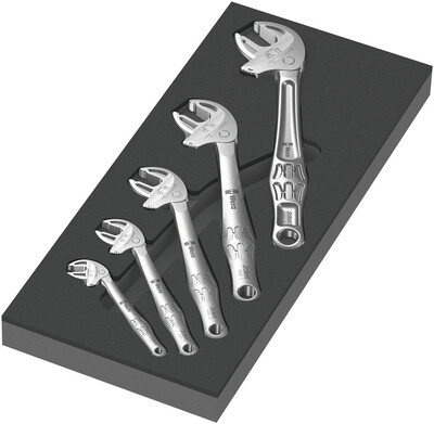 WERA 9732 Kľúč Joker 6004 v penovej vložke, set 1, 5 dielny