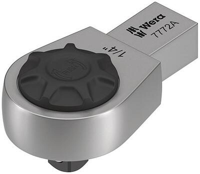 WERA Račňová vsadka s otočným uzáverom 1/4" 9x12mm 72 zubov Wera