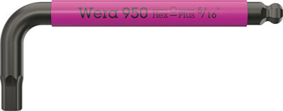 WERA 950 SPKS Zástrčný kľúč Multicolour, Imperial, BlackLaser, 5/16" x 112 mm