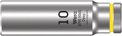 WERA 8790 HMA Deep Nástrčná hlavice, upínací časť 1/4", 10 x 50 mm