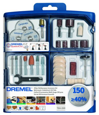 150-dielna univerzálna modulárna súprava príslušenstva DREMEL® - 2615S724JA